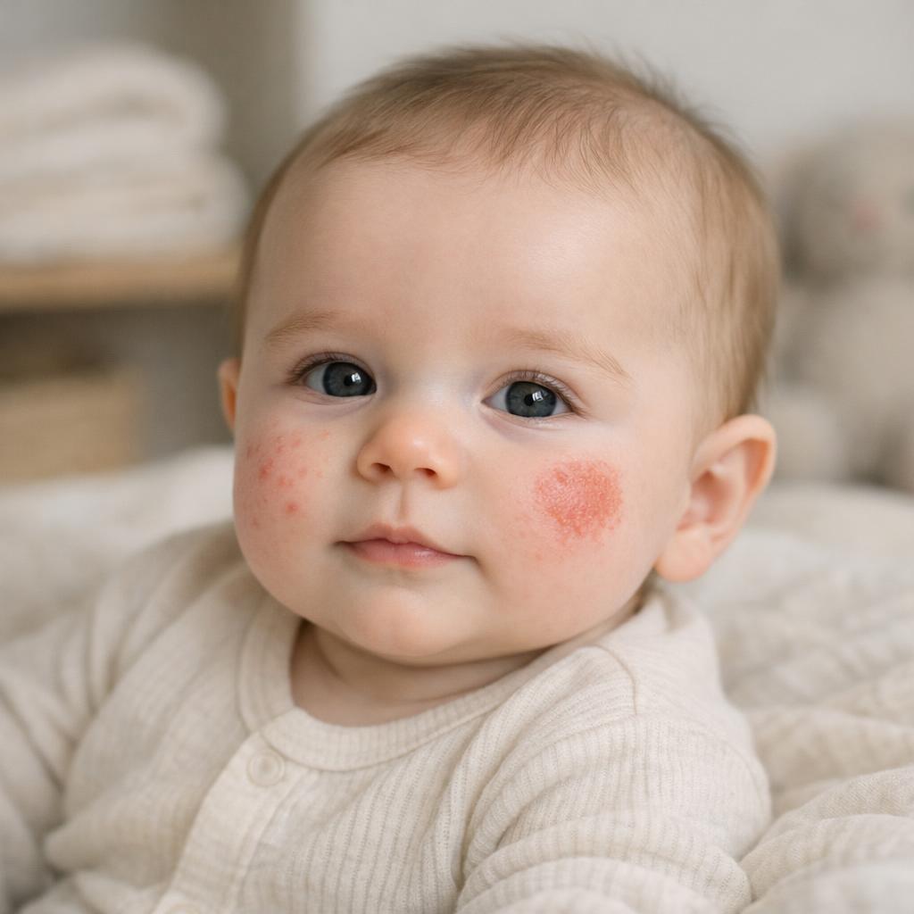 Verschil baby acne en eczeem herkennen